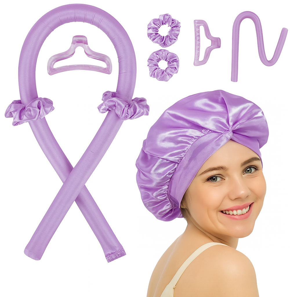 Women’s No-Heat Curling Stick – DIY Sleeping Hair Curler