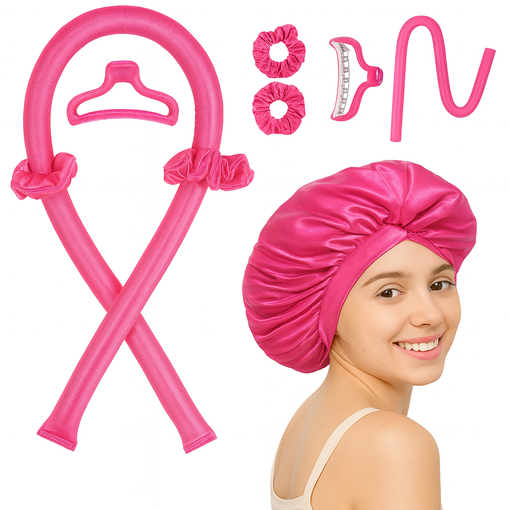 Women’s No-Heat Curling Stick – DIY Sleeping Hair Curler