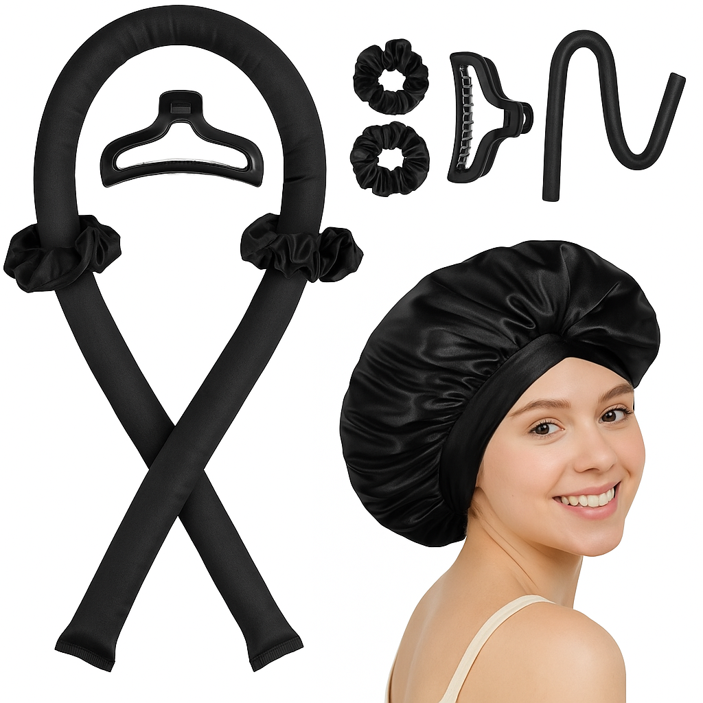 Women’s No-Heat Curling Stick – DIY Sleeping Hair Curler