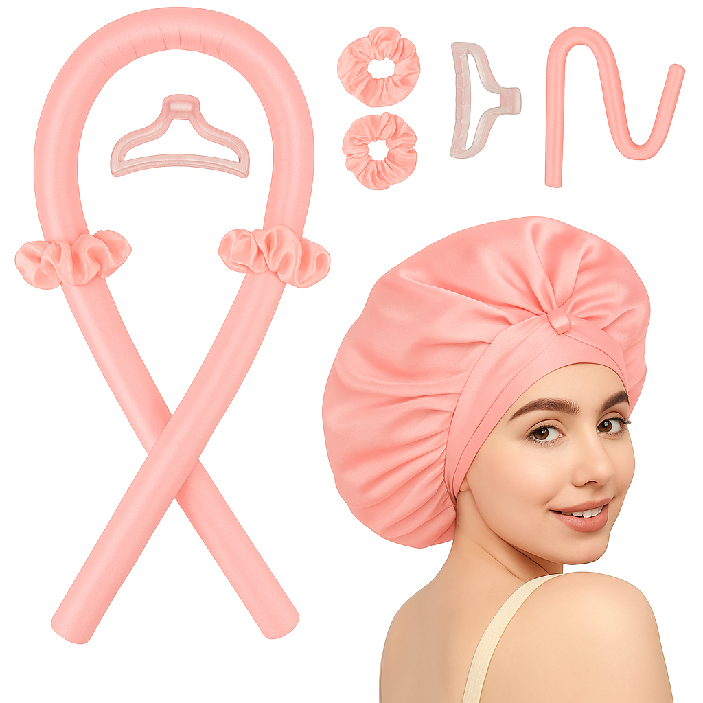 Women’s No-Heat Curling Stick – DIY Sleeping Hair Curler