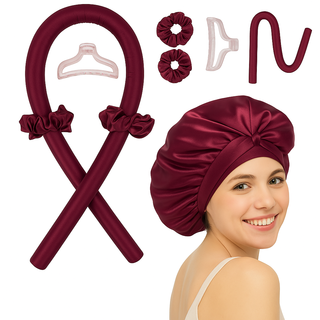 Women’s No-Heat Curling Stick – DIY Sleeping Hair Curler