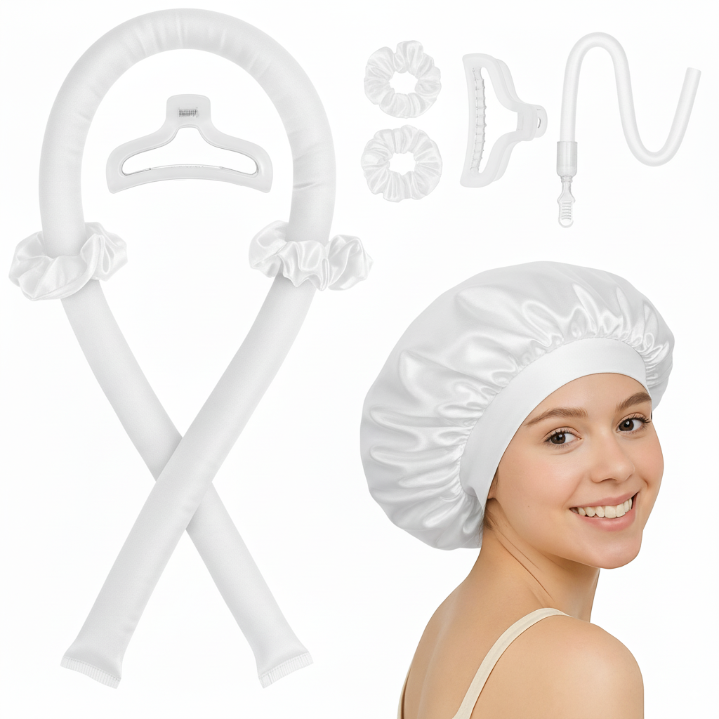 Women’s No-Heat Curling Stick – DIY Sleeping Hair Curler